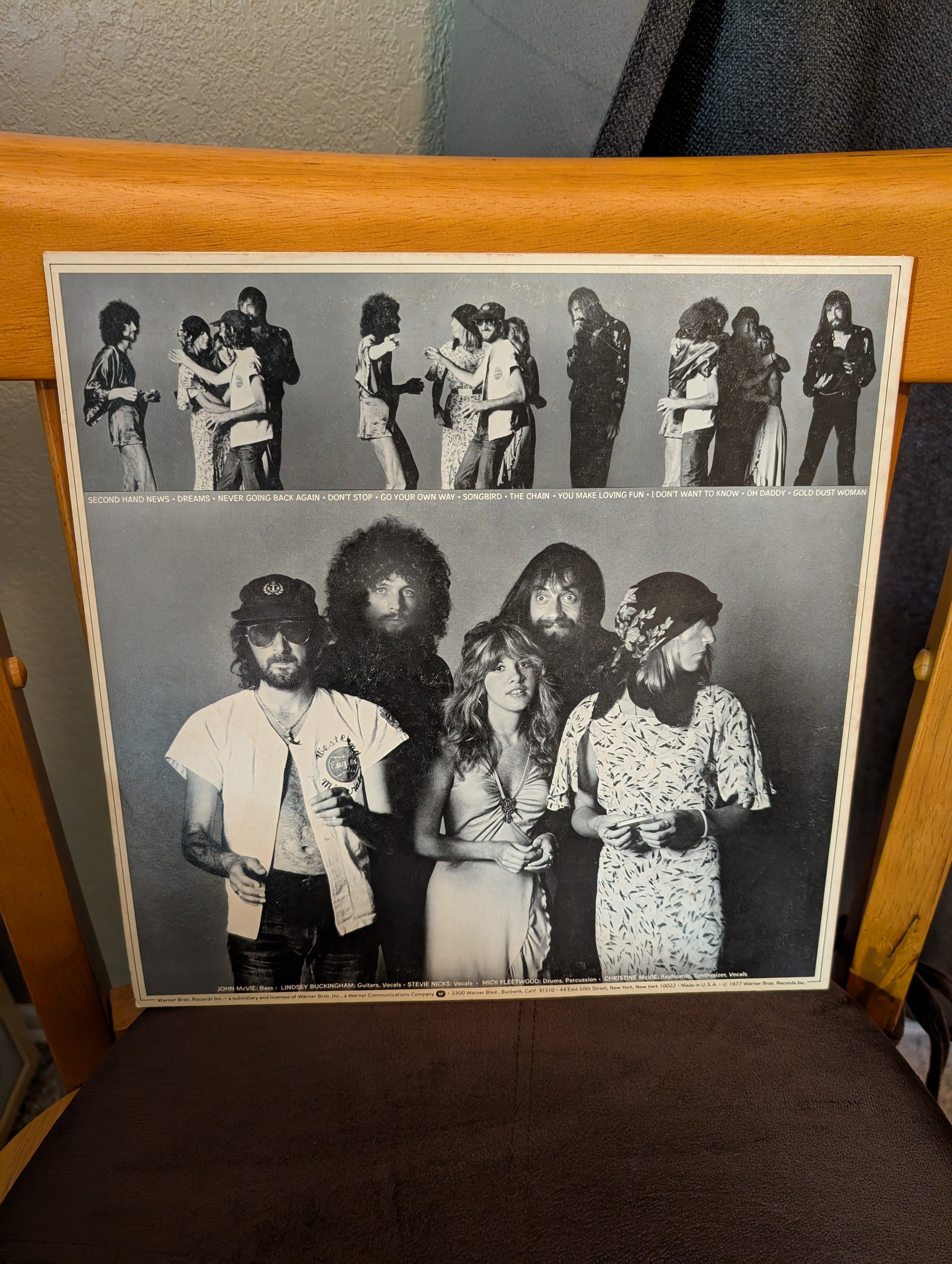 Fleetwood Mac Rumours Vinyl Record 1977