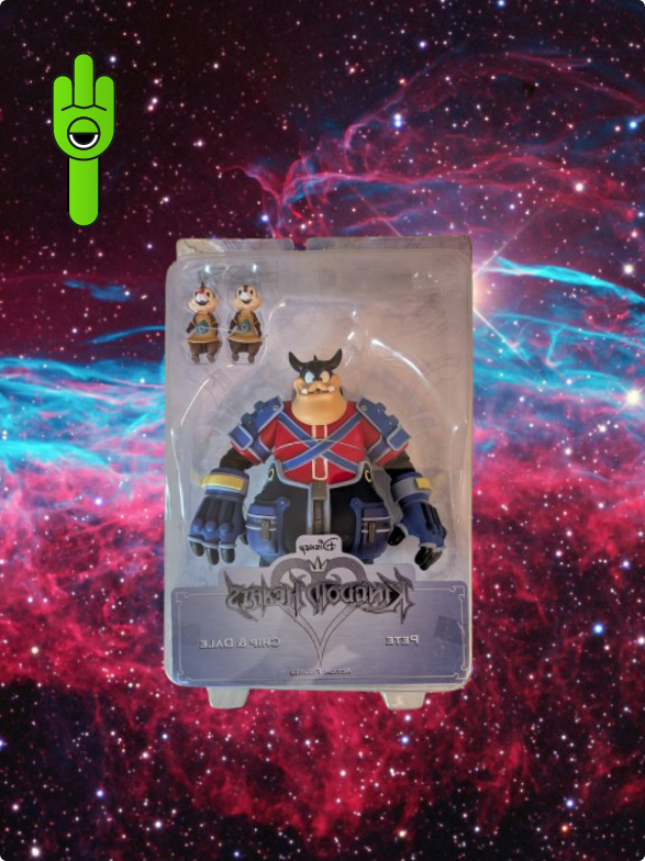 Kingdom Hearts Pete and Chip and Dale Action Figures