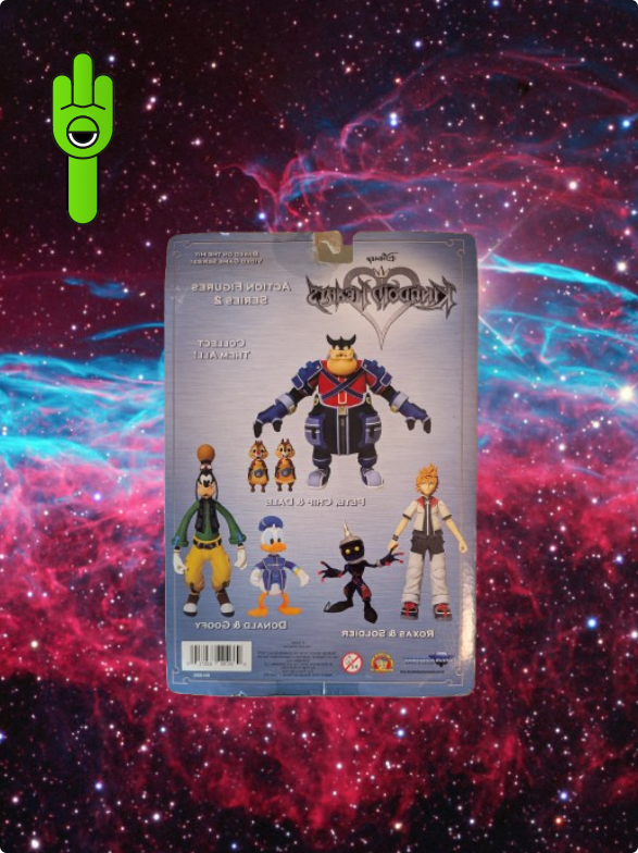 Kingdom Hearts Pete and Chip and Dale Action Figures