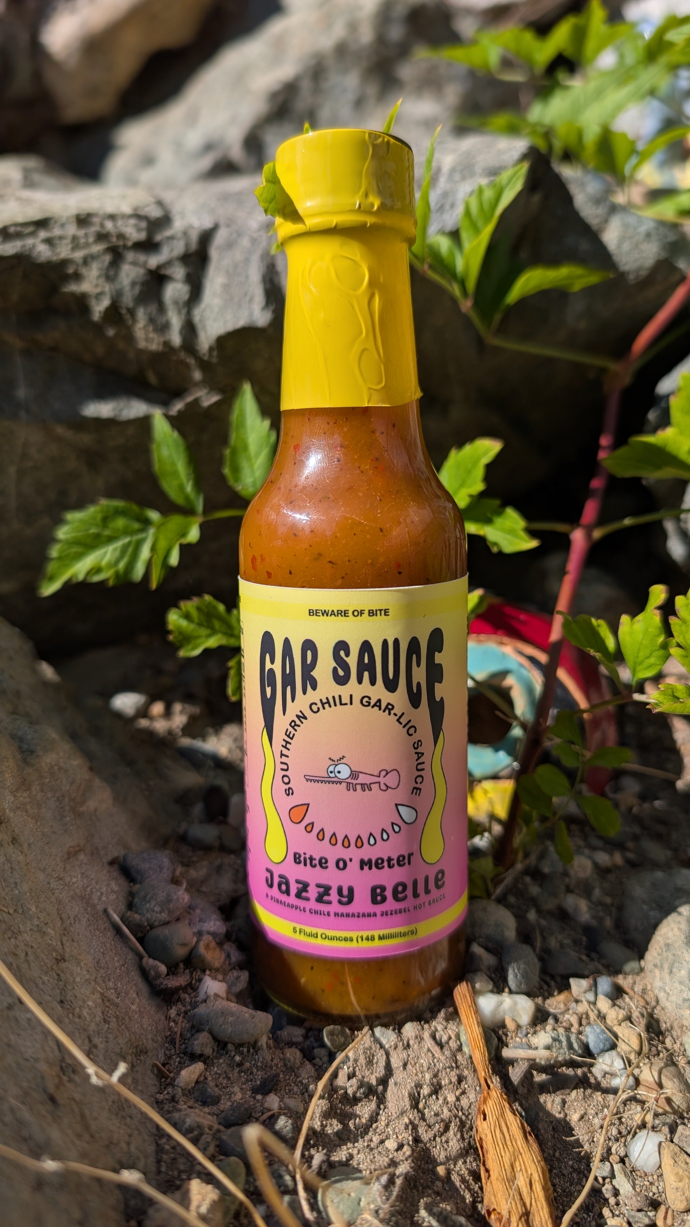 Gar Sauce Jazzy Belle Pineapple Hot Sauce