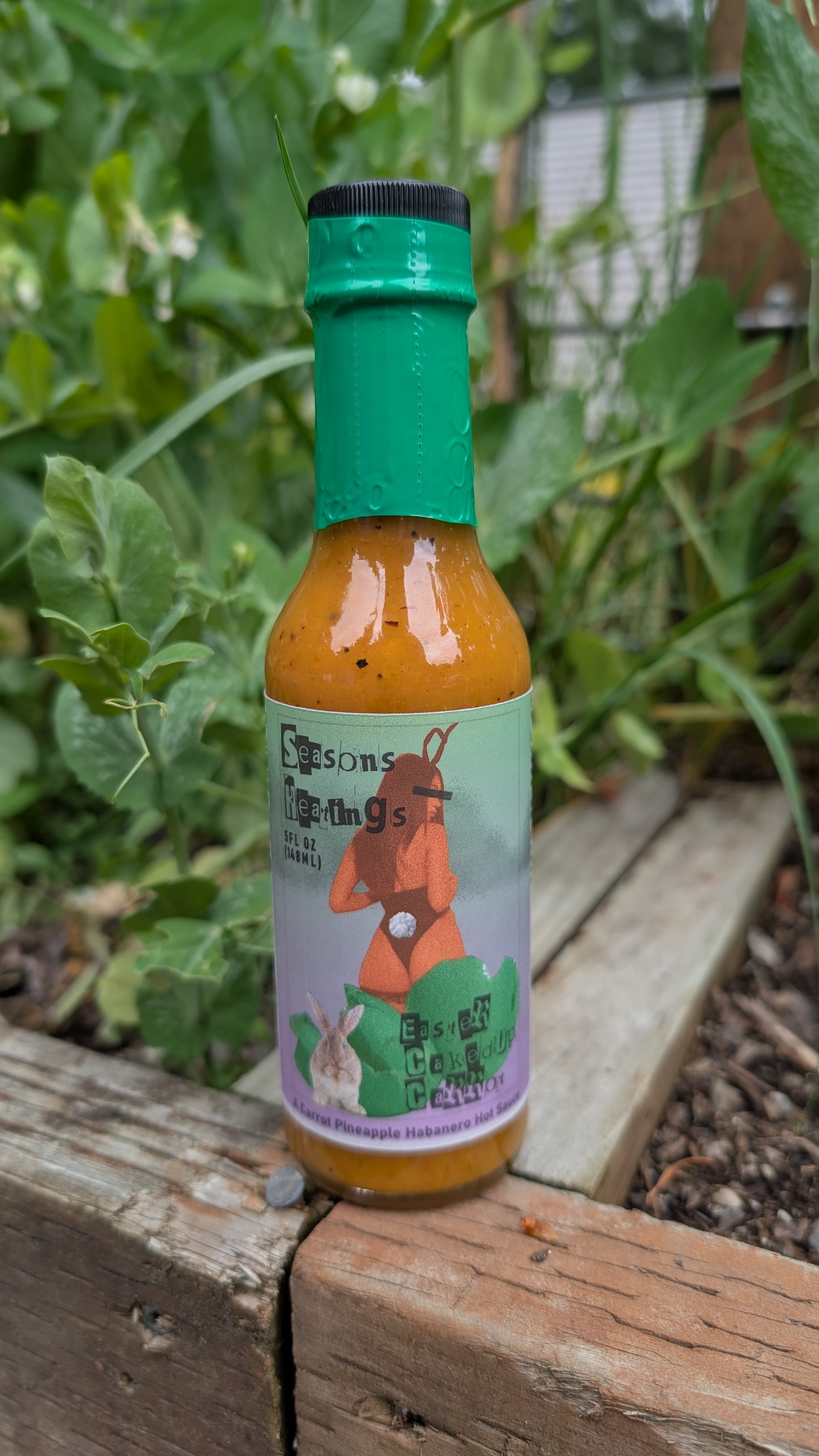 Seasons Heatings Caked up Carrot Pineapple Carrot Habanero Hot Sauce