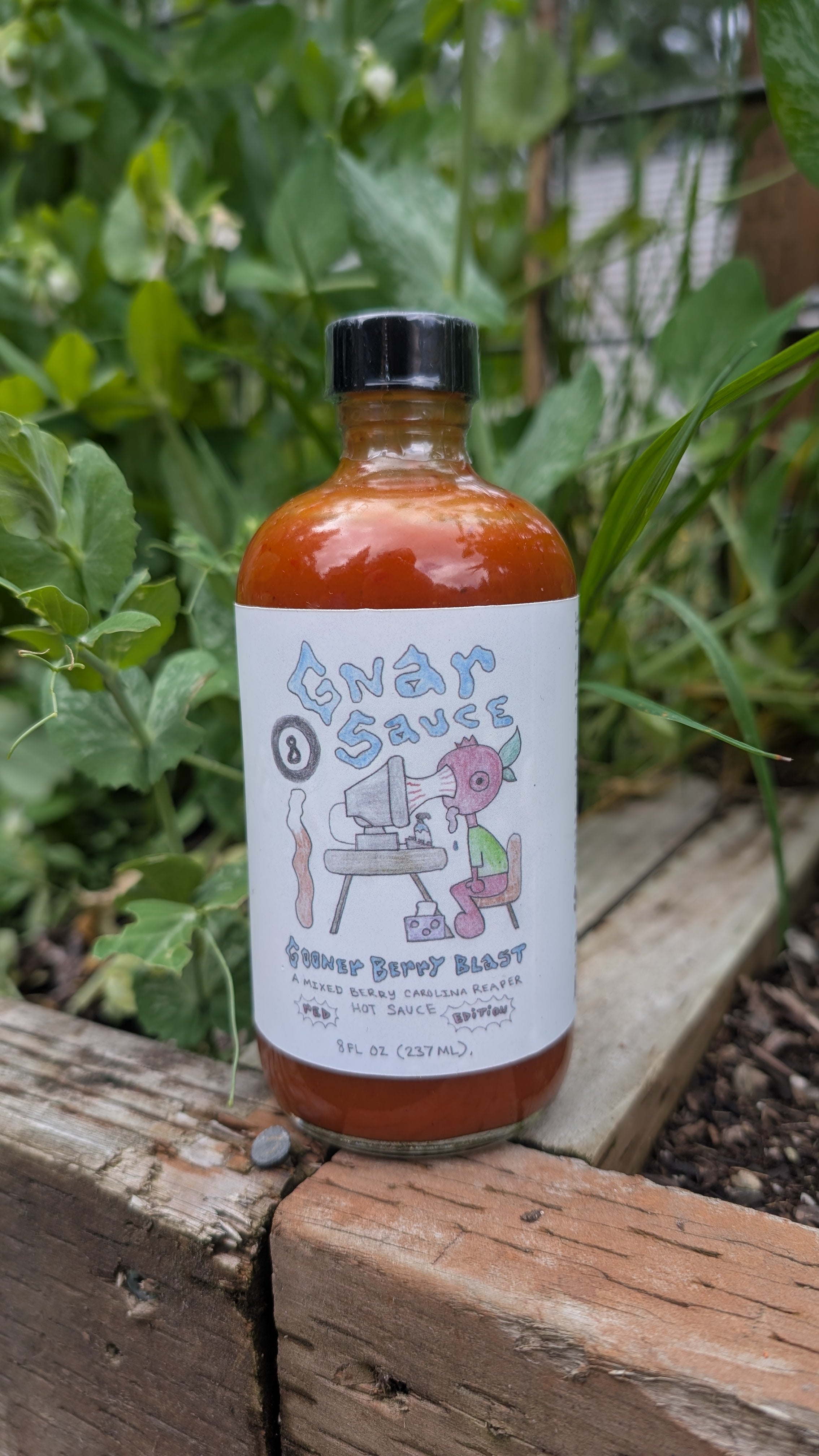 Gnar Sauce Gooner Berry Blast Red Edition Berry Reaper Hot Sauce