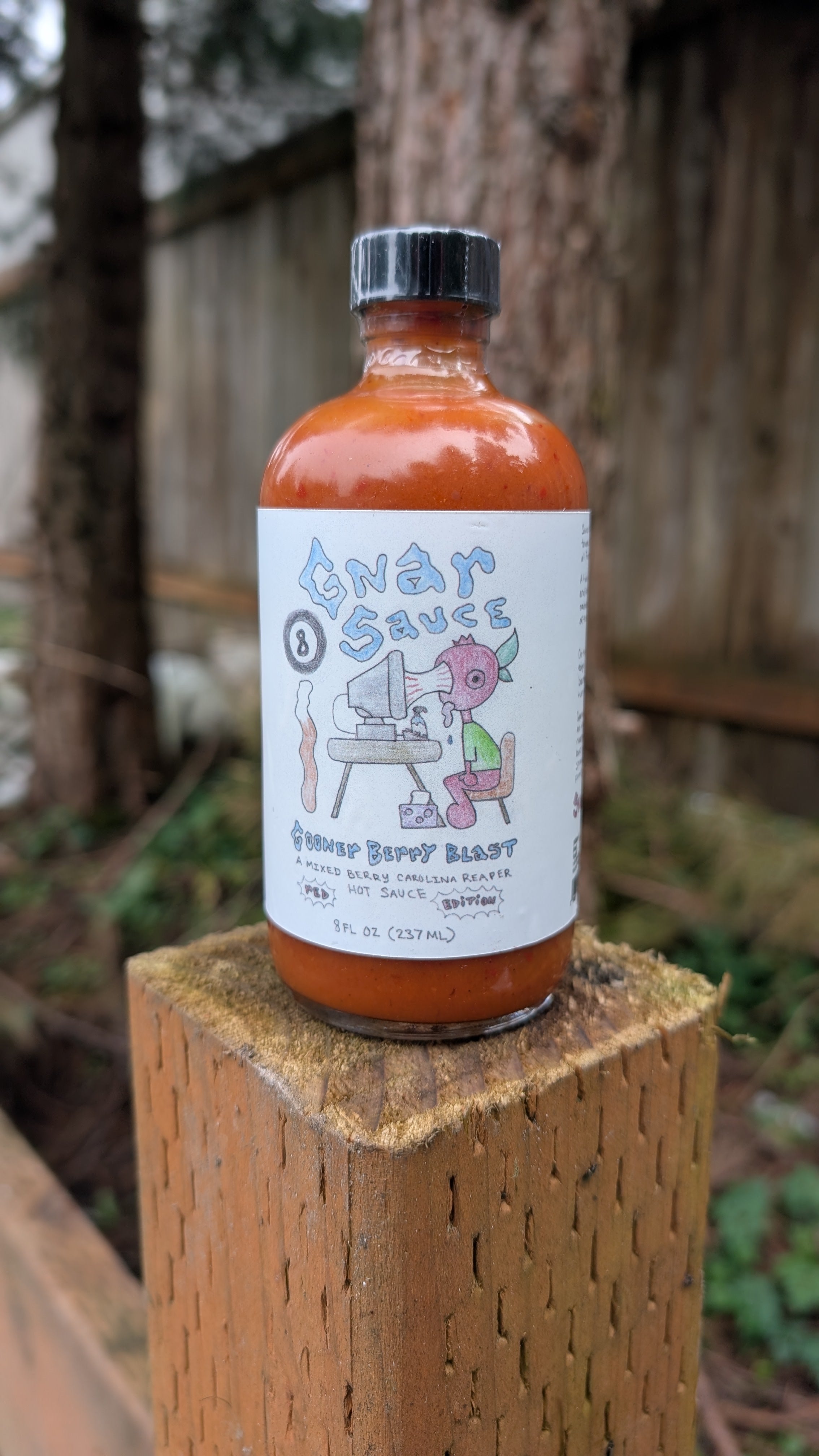 Gnar Sauce Gooner Berry Blast Red Edition Berry Reaper Hot Sauce